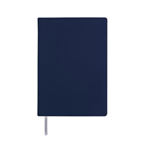 Ежедневник недатированный  А5, полиуретан (146х211мм 320 стр.) Мягкий переплет, шелковая закладка. Цвет красный, коричневый, синий, серо-голубой. (линейка)