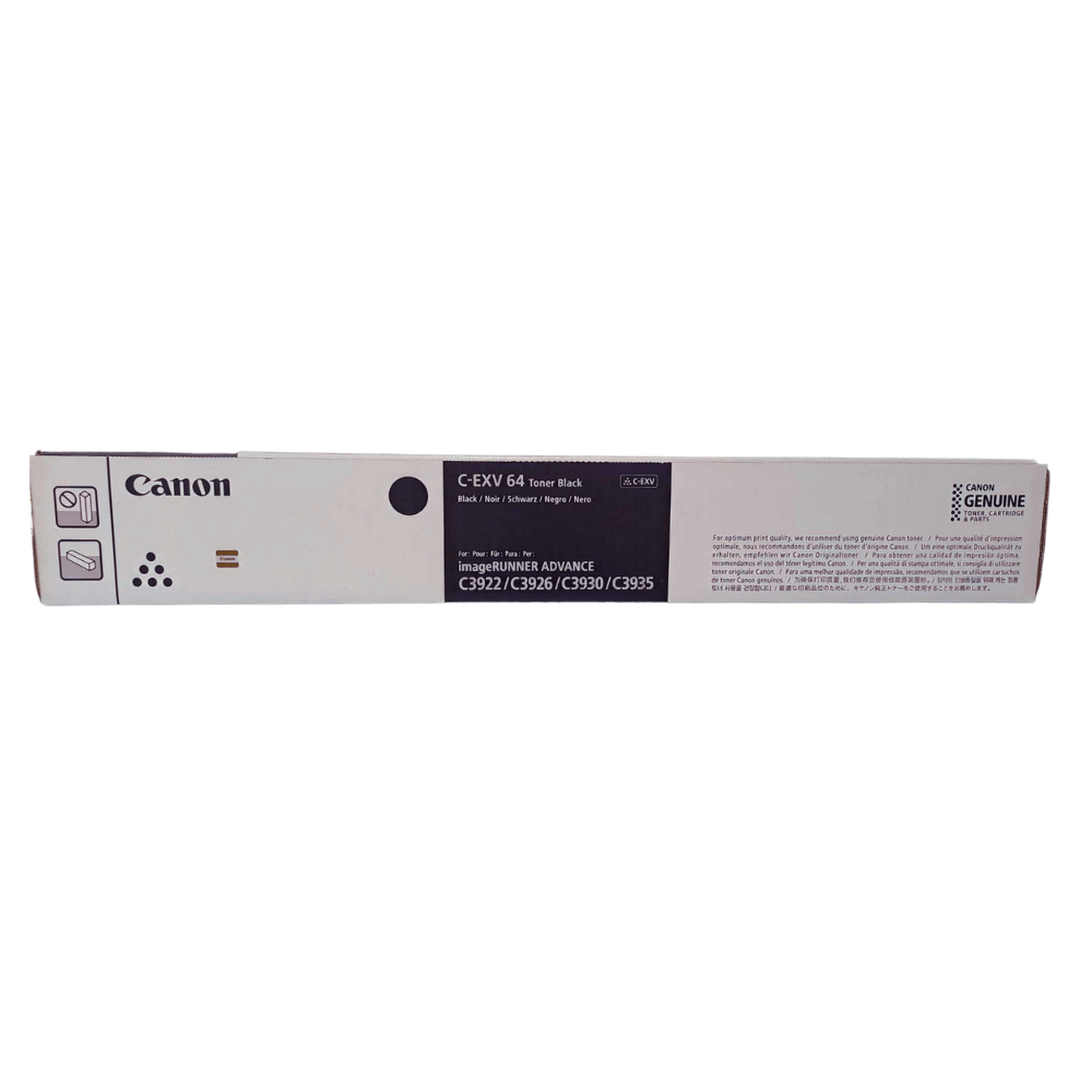 C-EXV64 BLACK чёрный лазерный тонер-картридж для серий Canon imageRunner C39xx - ресурс 38 000 стр.