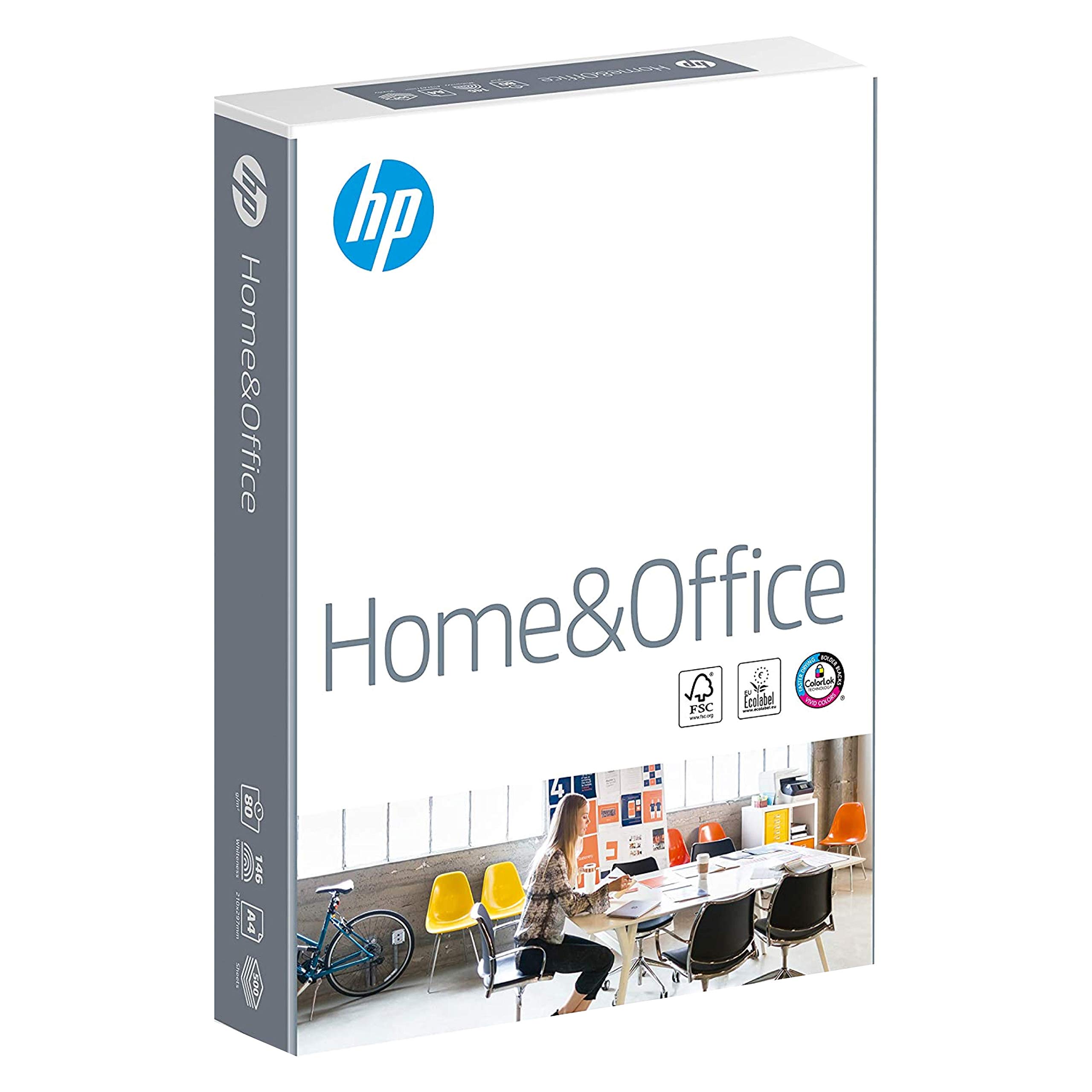 Бумага ксероксная А4 HP Home&Office 80гр., 500л., 2,5 кг, класс С+