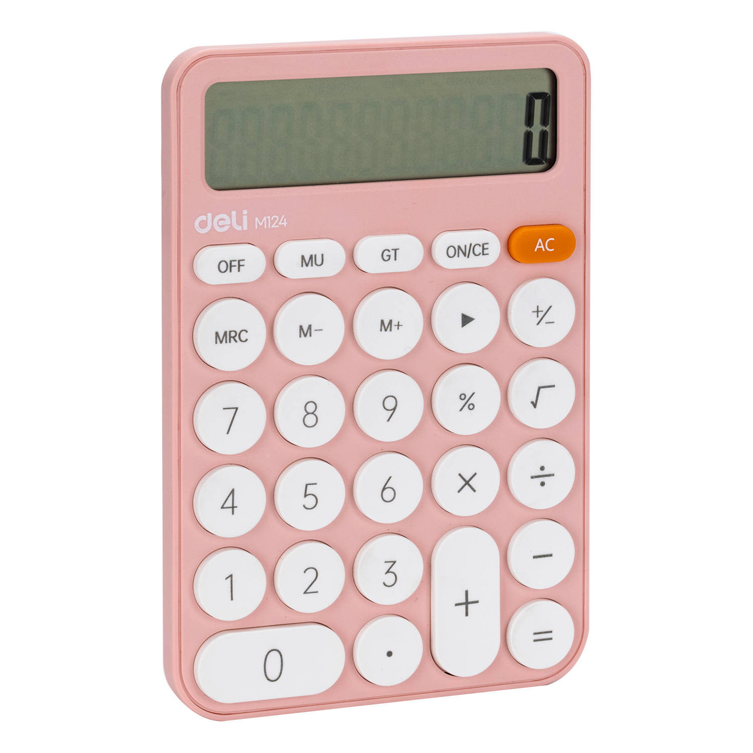 Калькулятор 12 разрядный (розовый) M124 Deli