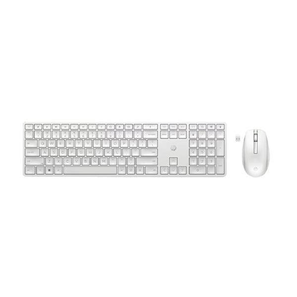 Беспроводный комплект клавиатура + мышь для ПК  HP 650 WLS KB/MSE Combo WHT (p/n 4R016AA)