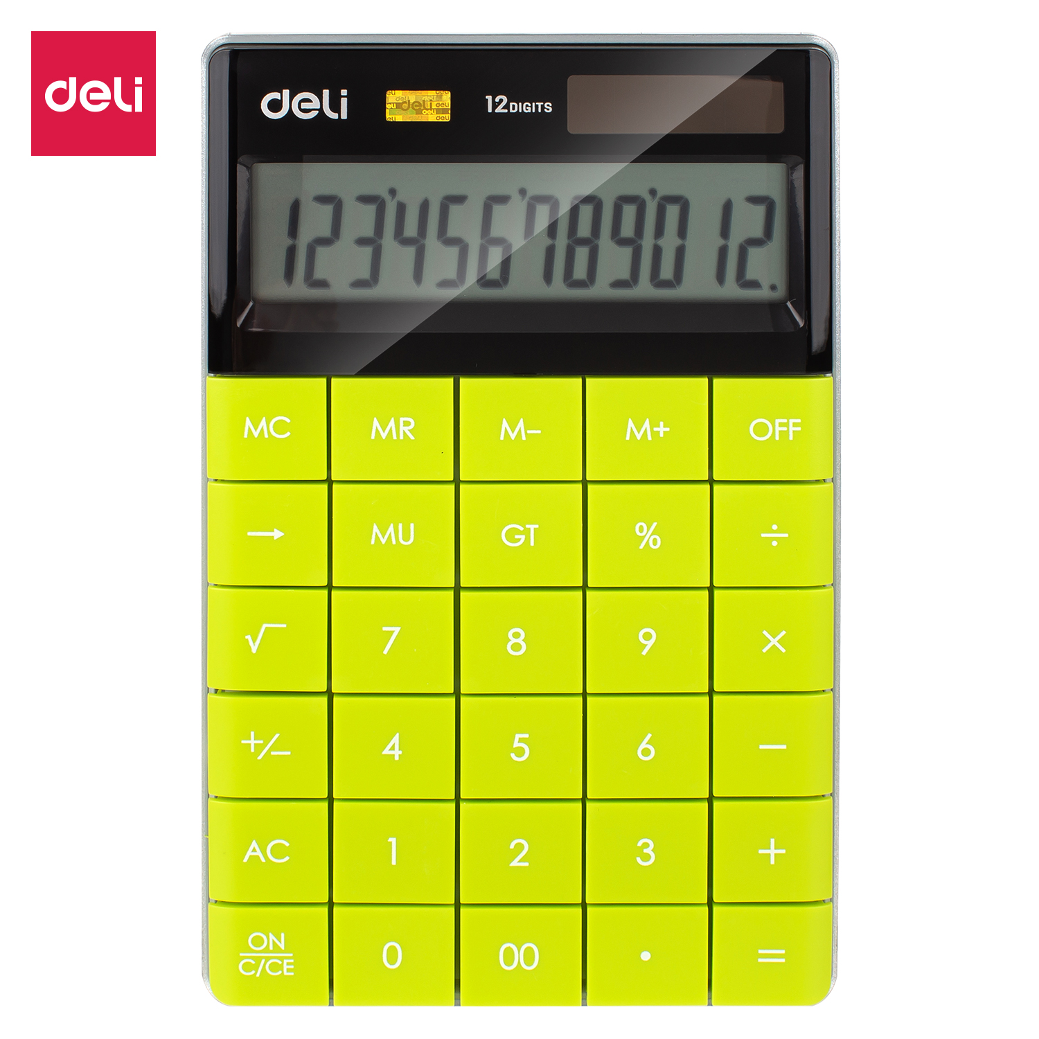 Калькулятор 12 разрядный Touch (зелёный) 1589 Deli