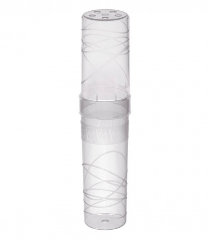 Пенал-тубус 195*45 Стамм "Crystal", пластик, прозрачный