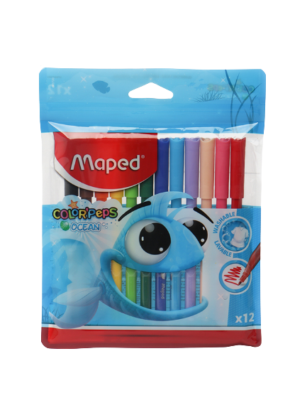 Фломастер Maped (12 цв Ocean Pulse)	845720