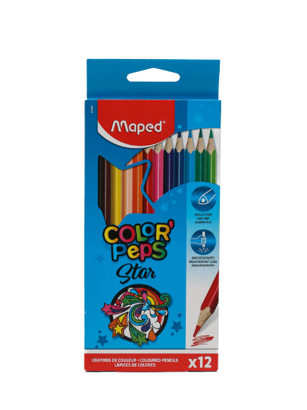 Карандаши цветные Maped(12цвColor'Peps)	832062