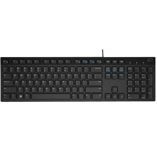 Dell Multimedia Keyboard-KB216 - Russian (QWERTY) - Black