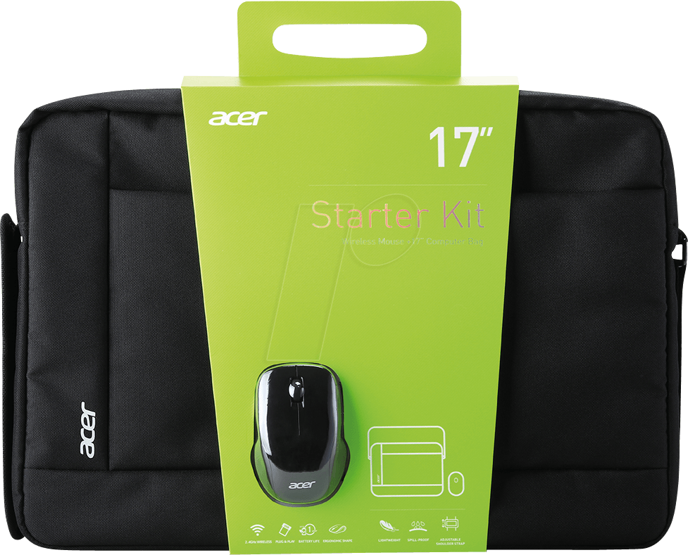 17'' Acer NOTEBOOK STARTER KIT Topload + mouse