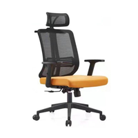 Кресло руководителя TOPCHAIRS POST чёрно-оранжевое
