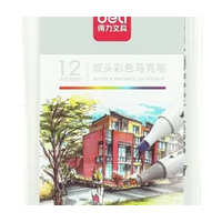 Маркеры для скетчинга 12цв 70803-12 Deli