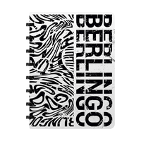Бизнес-тетрадь А5+, 80л., Berlingo "Monochrome", клетка,  на кольцах, с возм. замены блока, 80г/м2, пластик.  обложка 700мкм