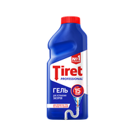 Гель для удаления засоров в канализационных трубах TIRET Профессионал 500мл х12