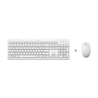 Беспроводный комплект клавиатура + мышь для ПК HP 230 Wireless Mouse and Keyboard Combo (White) RUSS (3L1F0AA)