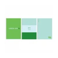 Тетрадь 96л., А4, клетка, на гребне BG "Green air", матовая ламинация