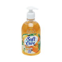 Жидкое мыло - "SOFT CARE" 480 мл Апельсин