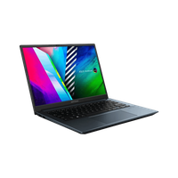 ASUS Vivobook Pro 14 (AMD Ryzen 5-5600H/ DDR4 8GB/ SSD 256GB NVMe/ 14 FHD IPS/ AMD® Radeon Graphics/ No DVD/ Win10/ RU) Quiet Blue (M3401QA-KM112)+ ASUS повербанк в подарок