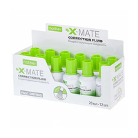 Корректирующая Жидкость Hatber X-Mate на химической основе 20ml с кисточкой в картонной Дисплей-витрине	CF_071178