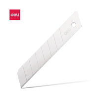 Лезвия 18мм 10шт Deli