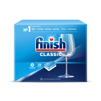 Таблетки для мытья посуды в посудомоечных машинах FINISH Classic 28 таблеток x7