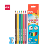 Карандаши цветные  6цв 00660 Deli Jumbo (Color Kids)