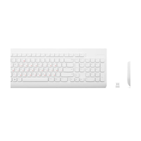 Беспроводный комплект клавиатура + мышь Lenovo 510 Wireless Keyboard and Mouse Combo (White) -Russian/Cyrillic