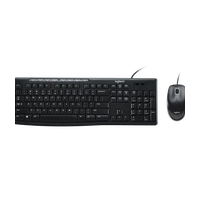 Комплект проводной клавиатуры и мыши MK200