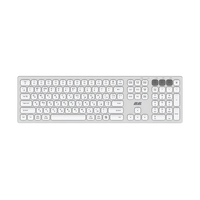 Клавиатура беспроводная 2E KS270 WL BT White ножничные