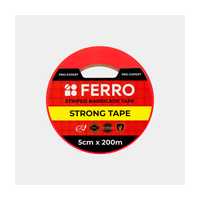 Предупреждающая лента красно-белая 5*100м