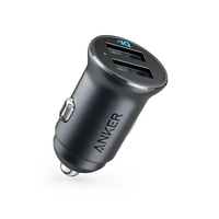 Автомобильное зарядное устройство Anker PowerDrive 2 Alloy Black