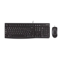 Комплект проводной клавиатуры и мыши MK120