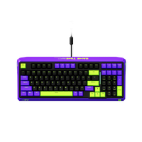 Проводная клавиатура Rapoo ESK750-98 Black Purple Green