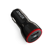 Автомобильное зарядное устройство Anker PowerDrive 2 24W 2-Port Car Charger (Black)