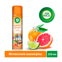Освежитель воздуха AIRWICK Испанские каникулы (Грейпфрут и Цветущий лайм) 290мл х12