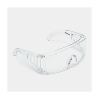 Защитные очки пластмассовые прозрачные