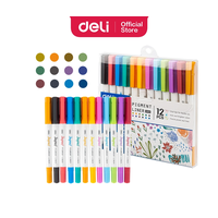 Ручка-лайнер PIGMENT LINER набор 12цв EU302 Deli