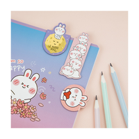 Закладки магнитные для книг, 3шт., MESHU "Bubble bunny"