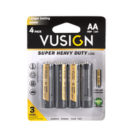 Батарейки AА R6P 1.5V 4шт EL205 Deli (блистер)
