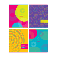 Тетрадь 96л., А5, клетка BG "Circle design"