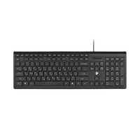 Клавиатура 2E KM1020 Slim USB Black