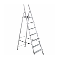 Стремянка алюминиевая Perilla Ufuk, лестница с 7-мя ступенями, высота 156см, вес 4,9 кг