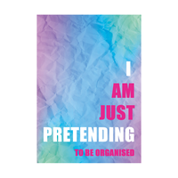 Записная книжка А5 64л. BG "I am just", матовая ламинация, блок-еженедельник