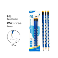 Карандаш HB 3шт в блистере EC016-MT Deli