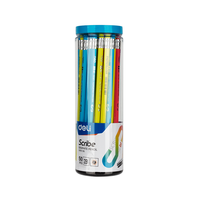 Карандаш 2B 51006 Deli с ластиком в тубе Scribe