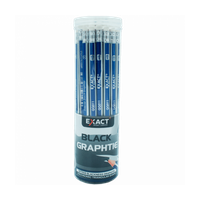 ЧЕРНЫЙ КАРАНДАШ JAR HB PENCIL INTENSE Black GRAPHITE line 36 pcs EXACT QQ011J