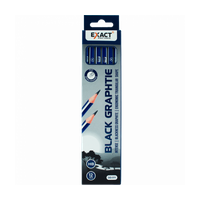 ЧЕРНЫЙ КАРАНДАШ HB PENCIL INTENSE Black GRAPHITE line12 pcs EXACT QQ011