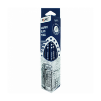 ЧЕРНЫЙ КАРАНДАШ HB PENCIL INTENSE Black GRAPHITE 12 pcs EXACT QQ012