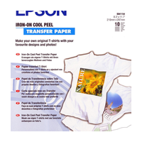 Iron-on Peel Transfer Paper. Листы. Формат: A4. Количество листов в упаковке 10. Размеры рулона/листа A4