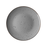 Тарелка обеденная Ardesto Bagheria, 26 см, Grey, керамика (6 шт в коробке)