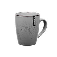 Чашка Ardesto Bagheria, 360 мл , Grey, керамика (12 шт в коробке)