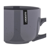 Чашка Ardesto Bagheria, 480 мл, Grey, керамика (6 шт в коробке)