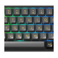 Клавиатура Akko 3068B Plus Black&Gold CS Jelly Purple RGB